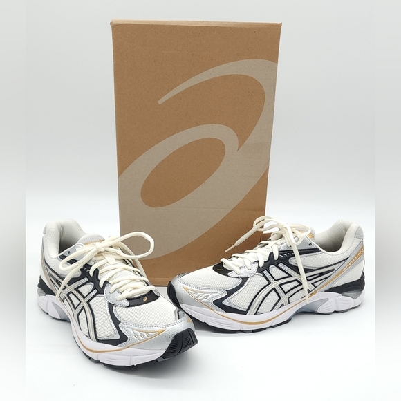 1203A320-100 Asics Gel GT-2160 Cream Pure Silver Dad Shoe Men's Size 10 - Picture 1 of 10